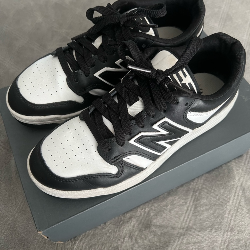 New Balance 480 Sneakers Black White Size 8